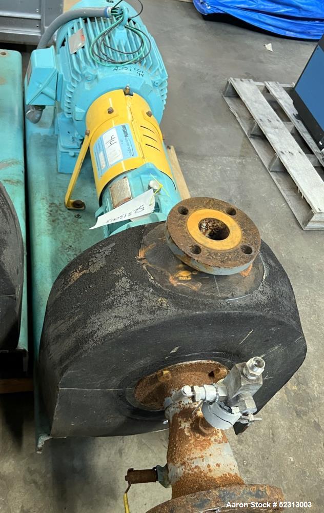 Used- Flowserve /  Durco Mark IIIA Carbon Steel Centrifugal Pump, Size 2K3X2-13/103 RV. Approximate 3" inlet, 2" outlet. App...