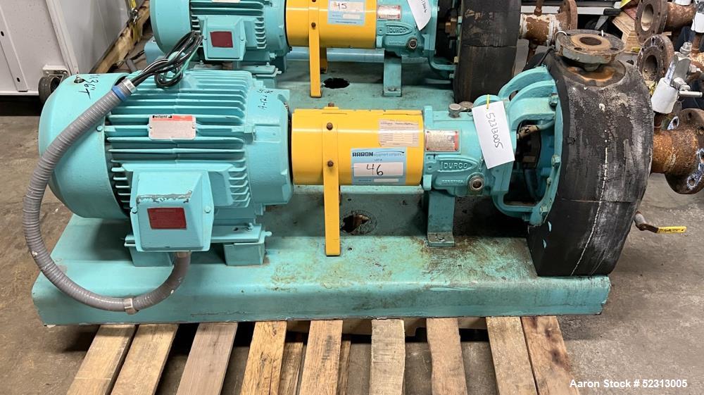 Durco Mark IIIA Size 2K3X2-13/103 RV Centrifugal Pump