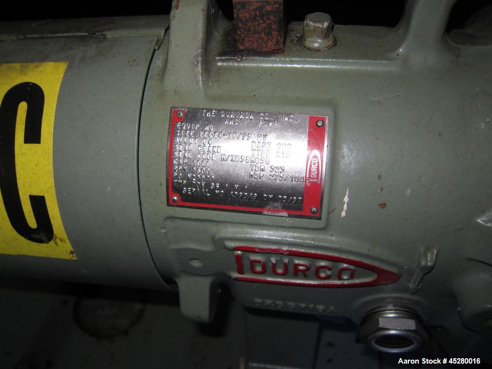 Used-Durco -Carbon Steel  Durion Centrifugal Pump