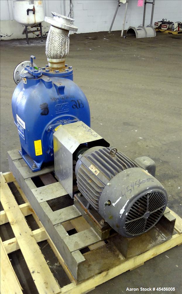 Used Carbon Steel Gorman-Rupp T-Series Self Priming Centrifugal Pump, Model T4A3-B
