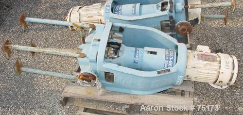 USED: Goulds inline centrifugal pump, model 3996. 100 gpm, 5 hp XP, 70' head. Material: D1. Impeller diameter: 8.62". 230-460 XP integral pump bearings, Taper Bore TM Plus and Big Bore TM seal chambe...
