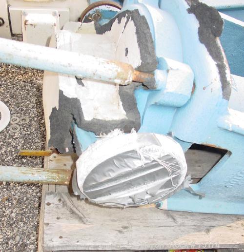 USED: Goulds inline centrifugal pump, model 3996. 100 gpm, 5 hp XP, 70' head. Material: D1. Impeller diameter: 8.62". 230-460 XP integral pump bearings, Taper Bore TM Plus and Big Bore TM seal chambe...