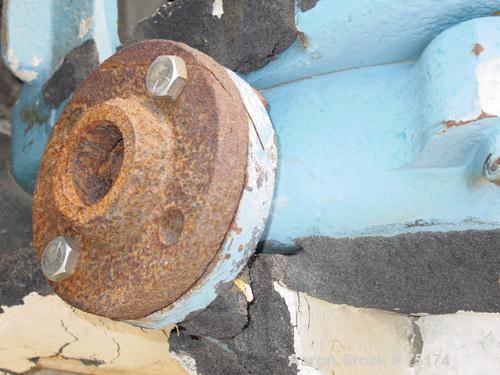 USED: Goulds inline centrifugal pump, model 3996. 100 gpm, 5 hp XP, 70' head. Material: D1. Impeller diameter: 8.62". 230-460 XP integral pump bearings, Taper Bore TM Plus and Big Bore TM seal chambe...