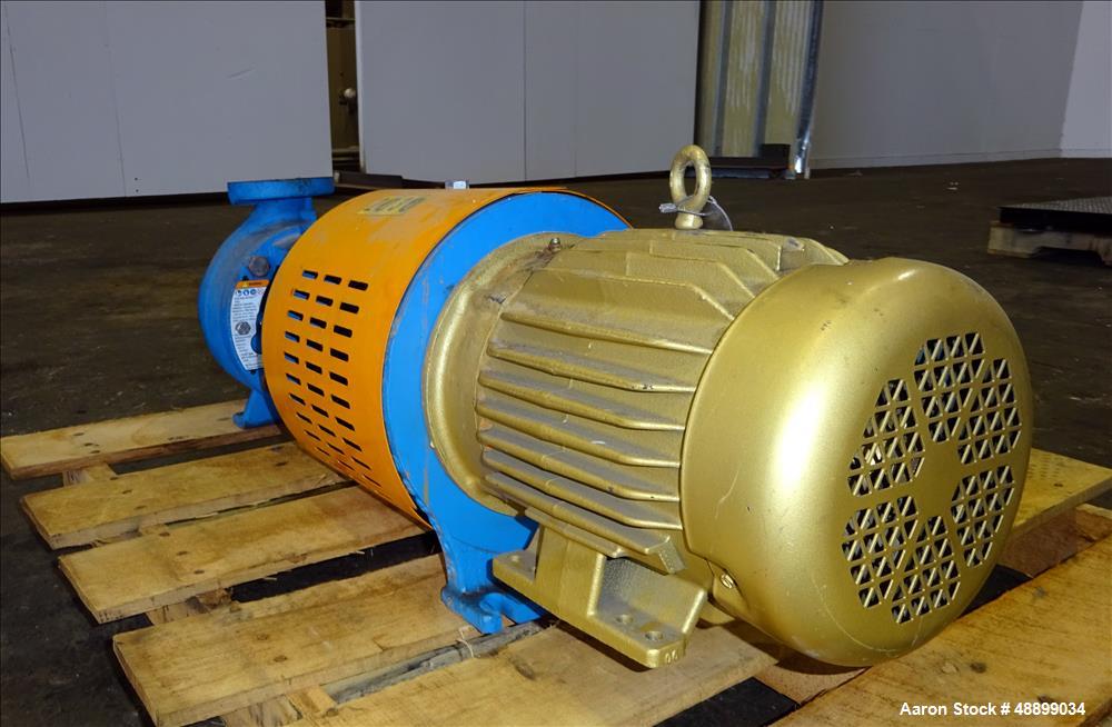Used Goulds Centrifugal Pump, Model 3196, Size 1.5X3-6.