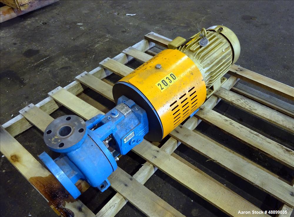 Used Goulds Centrifugal Pump, Model 3196, Size 1.5X3-6.