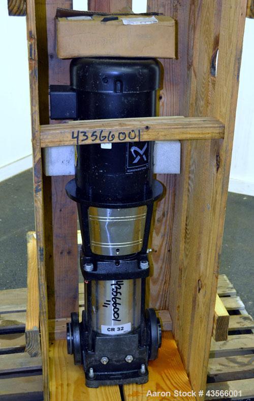 Used Grundfos Vertical Multistage Centrifugal Pump, Type CR32-3-2 U-G-A-E-KUHE, Model A96425941P20407US343