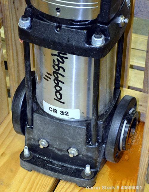 Used Grundfos Vertical Multistage Centrifugal Pump, Type CR32-3-2 U-G-A-E-KUHE, Model A96425941P20407US343