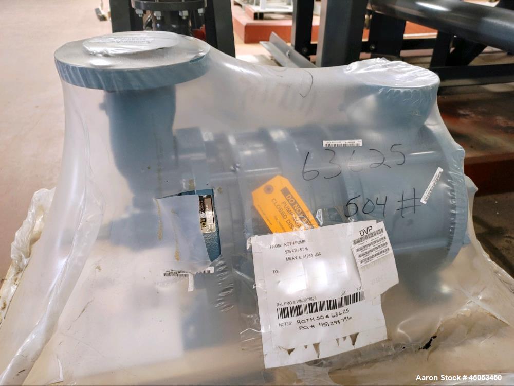 Used- Roth High Pressure Multi-Stage Pump, Model 105TEGH9487BL. Serial# 63625.