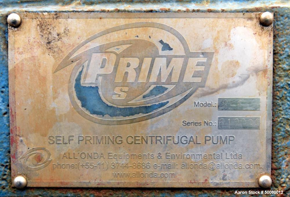 Used Allonda Prime Series Self-Priming Centrifugal Pump