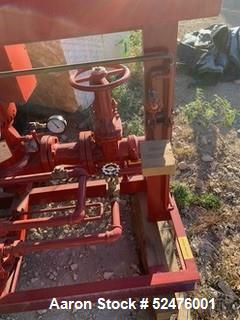 Unused - Mechantek Corp Fire Pump; Model SRE110-R1; capacity - 3x3x7F; 1/3 HP; Mfg. 2019