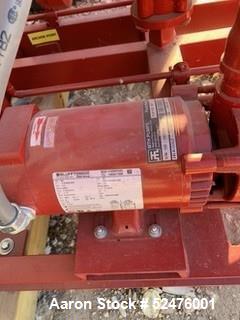 Unused - Mechantek Corp Fire Pump; Model SRE110-R1; capacity - 3x3x7F; 1/3 HP; Mfg. 2019