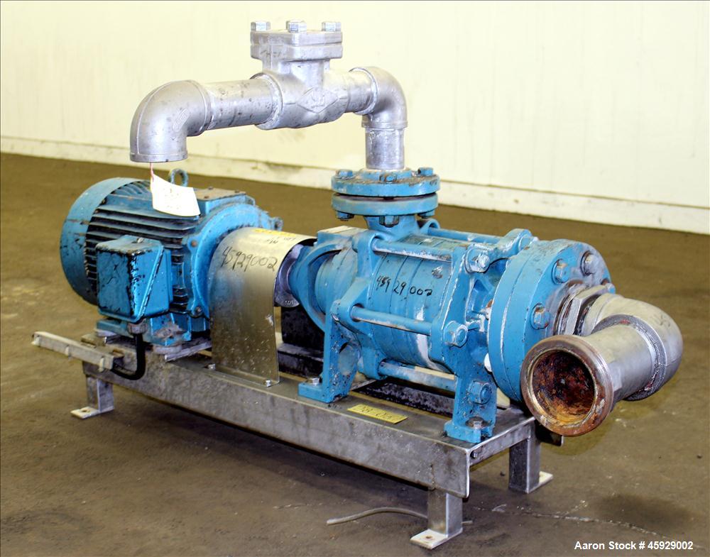 Used- Sihi/Sterling Centrifugal Pump, Model CEHY-5101-AA1180A0, Carbon Steel. Approximate 84 gallons per minute at 60 feet t...