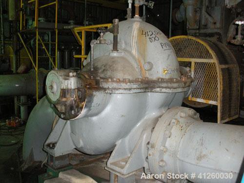 Used Worthington Water Pump driven by a White Superior natural gas engine, model 6-G825, 427 hp, 885 rpm.