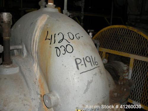 Used Worthington Water Pump driven by a White Superior natural gas engine, model 6-G825, 427 hp, 885 rpm.