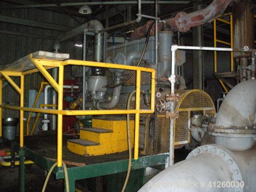 Used Worthington Water Pump driven by a White Superior natural gas engine, model 6-G825, 427 hp, 885 rpm.