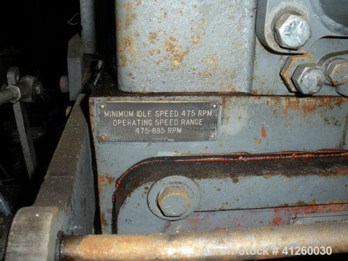 Used Worthington Water Pump driven by a White Superior natural gas engine, model 6-G825, 427 hp, 885 rpm.