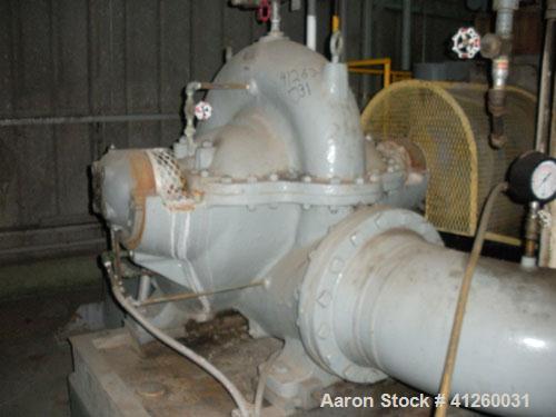 Used Worthington Water Pump driven by a White Superior natural gas engine, model 6-G825, 395 hp, 880 rpm.