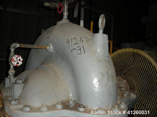 Used Worthington Water Pump driven by a White Superior natural gas engine, model 6-G825, 395 hp, 880 rpm.