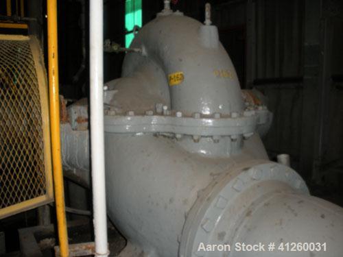 Used Worthington Water Pump driven by a White Superior natural gas engine, model 6-G825, 395 hp, 880 rpm.