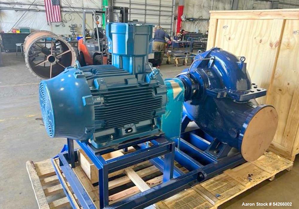 Unused Ruhrpumpen ZW 18×14×17(A) Split Case Pump | 8,000 GPM | 150 HP | Industrial High-Flow Pump