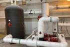 Used Lot Of Two Bell & Gossett Pumps Model e-1510 SSF 7.375 3BD. Vertical turbine pumps P-1 and 2. (2) Pumps with motor drives. 7.5 HP 230/460 Motors. Includes interconnecting piping.