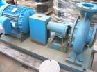 Used Carver Frame Pump Package, model GHF 6X5X13, size EF. 900 gpm @ 139 TDH. Cast iron construction. Baldor 50 hp motor 230/460 volt, 1.18/.59 amps, 1770 rpm, 1.15 Service Factor motor. TEFC enclosu...