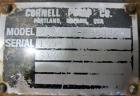 Used Cornell Dissolved Air Floatation DAF Centrifugal Pump, Model 2.5DA2-F85DBK, Carbon Steel. Approximate capacity 150-225 gallons per minute at 75 psi at 3600 rpm. 2-1/2” Inlet/outlet. Driven by an...