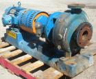 Used Goulds Centrifugal Pump, Model 3196, size 1.50X3-10, carbon steel. 3