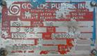 Used Goulds Centrifugal Pump, Model 3196, size 1.50X3-10, carbon steel. 3