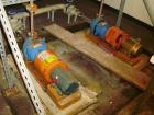 Used Goulds Centrifugal Pump, model 3298, size 1x1.5-8, Teflon lined. 1 1/2