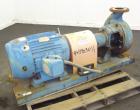 Used Ingersoll Rand Centrifugal Pump, Size 6X4X13, Model D 1011, Carbon Steel. 6” Inlet, 4” outlet, approximate 12-1/2” diameter impeller. Driven by a 40 hp, 3/60/230/460 volt, 1770 rpm motor. Base m...