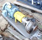 Unused- Flowserve MK3 STD. Centrifugal Pump, Carbon Steel. Size 1K1.5X1-82RV. Driven by a 15hp, 3/60/460 volt, 3510 rpm motor. Serial# 1090368CHP002A, built 2012.