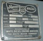 Used Worthington Water Pump driven by a White Superior natural gas engine, model 6-G825, 395 hp, 880 rpm.