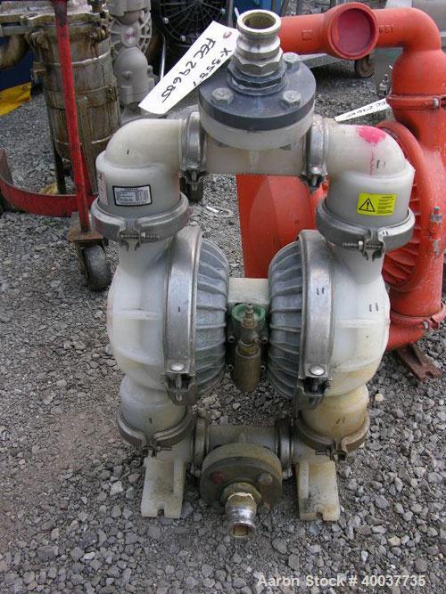 Used Wilden Diaphragm Pump, poly construction, 2".