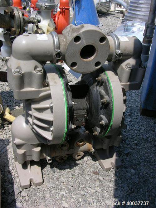Used ARO Diaphragm Pump, poly construction, 2".