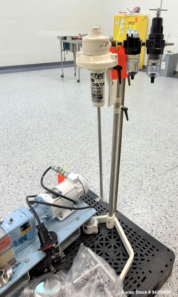 Used Mixer/Diaphragm Pump/Pump Parts - Lot Consisting of: (1) EMI Rotostat air operated mixer, model XP-01, serial# R12391-1A withstand, (1) Graco stainless steel air operated diaphragm pump, (1)Wauk...