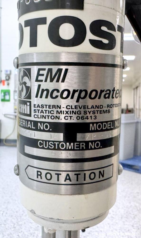 Used Mixer/Diaphragm Pump/Pump Parts - Lot Consisting of: (1) EMI Rotostat air operated mixer, model XP-01, serial# R12391-1A withstand, (1) Graco stainless steel air operated diaphragm pump, (1)Wauk...