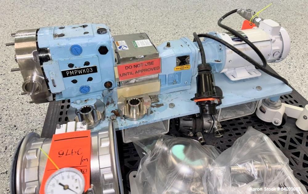 Used Mixer/Diaphragm Pump/Pump Parts - Lot Consisting of: (1) EMI Rotostat air operated mixer, model XP-01, serial# R12391-1A withstand, (1) Graco stainless steel air operated diaphragm pump, (1)Wauk...