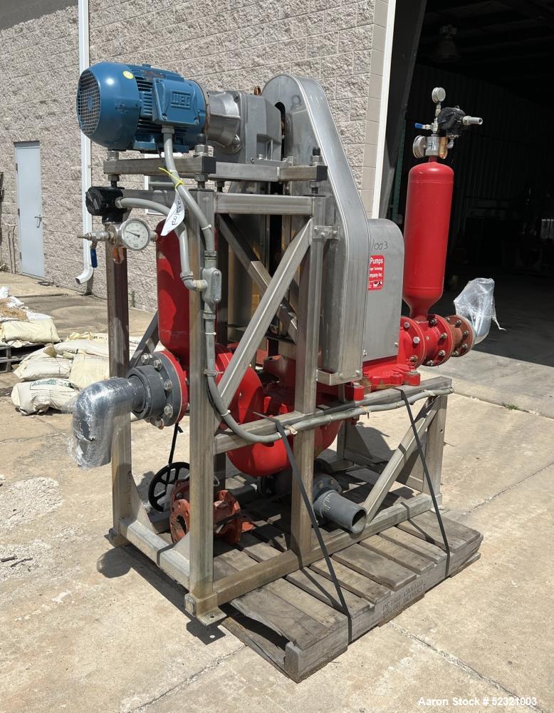 Penn Valley Pump Company Double Disc Sludge and Slurry Pump, Model 6DDSX76 CNU