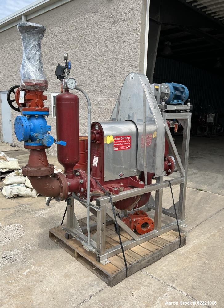 Penn Valley Pump Company Double Disc Sludge and Slurry Pump, Model 6DDSX76 CNU