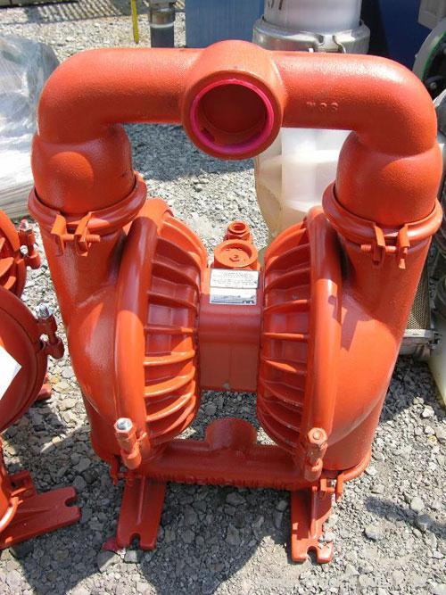 Unused- Wilden Air Operated Double Diaphragm Pump, Model M8, carbon steel construction. Rated approximately 156 gallons per ...