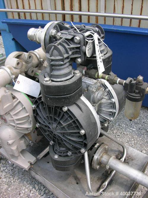 Used- Yamato Diaphragm Pump, poly construction, 2''.