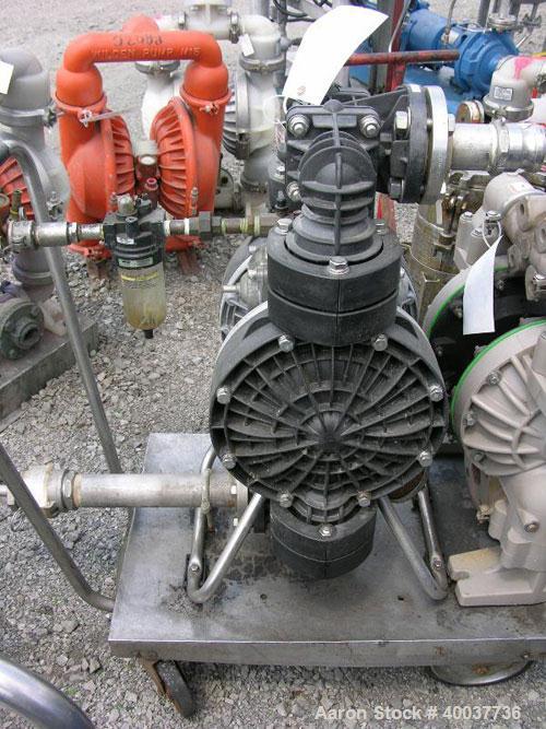 Used Yamato Diaphragm Pump, poly construction, 2''.
