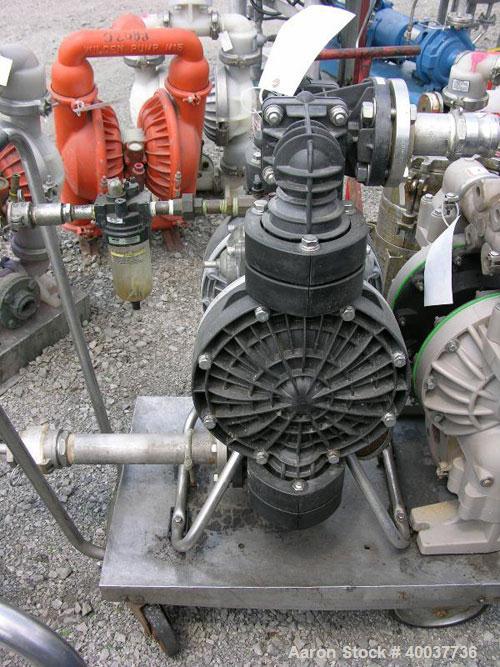 Used- Yamato Diaphragm Pump, poly construction, 2''.