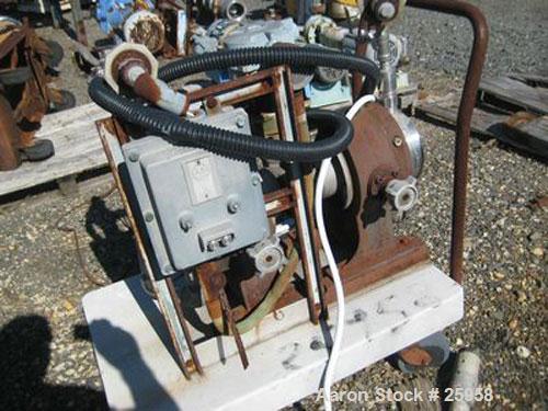 Used Yarway Cyclopharm Dual Diaphragm Pump, Model 0725111481. 2.25 gpm @ 150 psi. Capacity 67 liters per hour each side. Can be coupled or used as single side delivery. Pressure is 170 kg per centime...