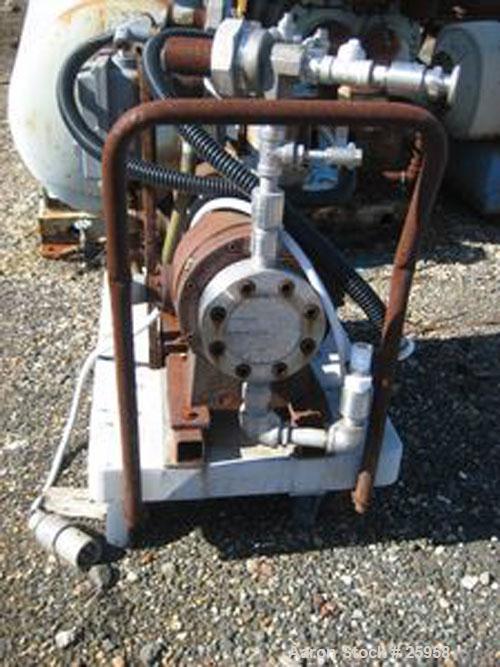 Used- Yarway Cyclopharm Dual Diaphragm Pump, Model 0725111481. 2.25 gpm @ 150 psi. Capacity 67 liters per hour each side. Ca...