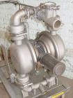 Used- Diaphragm Pump, Air Operataed, stainless steel. 2