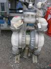 Used- Wilden Diaphragm Pump, poly construction, 2