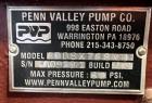 Penn Valley Pump Company Double Disc Sludge and Slurry Pump, Model 6DDSX76 CNU