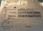Used Sandpiper Diaphragm Pump, Model EB 1 1/2-SM, Type TGN-1-S, 316 Stainless Steel. 65 gallons per minute max capacity, max solids size 1/4
